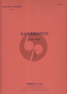 Gaubert Sarabande pour Harpe