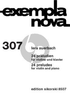 Auerbach 24 Preludes Op.46 Violine-Klavier