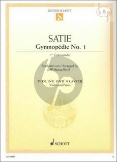 Gymnopedie No.1 for Violin and Piano