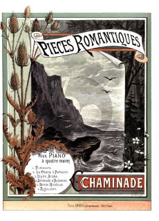 Chaminade 6 Pieces Romantiques Op. 55 Piano 4 mains