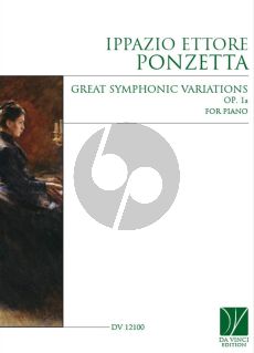 Ponzetta Great Symphonic Variatios Op. 1A Piano solo