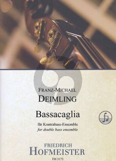 Deimling Bassacaglia für Kontrabass-Ensemble (Part./Stimmen)