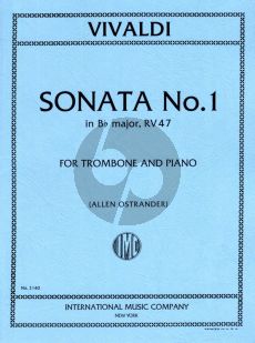 Vivaldi Sonata No. 1 RV 47 for Trombone and Piano (transcr. by Allen Ostrander)