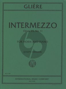 Gliere Intermezzo Op.35 No.11 (Anderer) (Horn F)