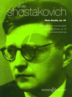 Shostakovich Sonata Op.40 (orig. Violoncello) Viola-Piano (transcr. Annette Bartholdy)