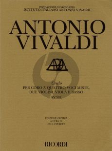 Vivaldi Credo RV 591 SATB-Strings-Bc Full Score (edited by Michael Talbot and Paul Everett)