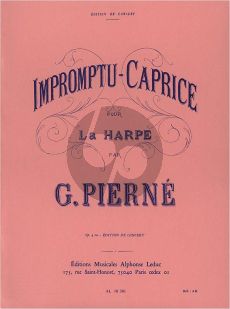 Pierne Impromptu-Caprice Op.9 pour Harpe