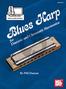 Blues Harp for Diatonic and Chromatic Harmonica (Bk-Audio)