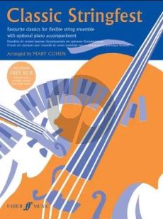 Classic Stringfest - Favourite Classics for Flexible String Ens. with opt.Piano Accomp. (Bk-Cd) (arr. Mary Cohen) (grade 2 - 3)