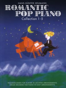 Album Romantic Pop Piano Collection 1 - 5 (Easy Arrangements by Hans-Gunter Heumann) (Intermediate Level)