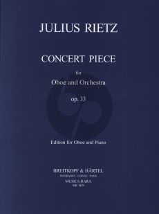 Rietz Concert Piece Op.33 Oboe and Piano (Ledward)