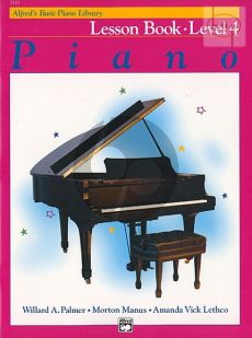 Alfred Basic Piano Lesson Book Level 4 Piano