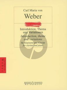 Weber Introduktion-Thema-Variationen Klarinette und Klavier (Leonard Kohl)