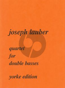 Lauber Quartet for 4 Double Basses (Score/Parts)