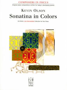 Olson Sonatina in Colors Piano Solo