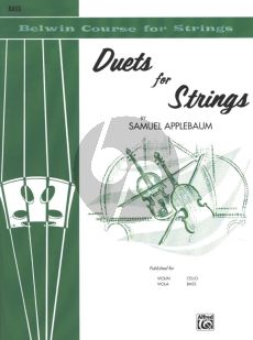 Album Duets for Strings Vol.1 - Double Bass (edited by Samuel Applebaum) (Belwin Course for Strings)