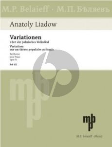 Liadov Variations on a Polish Folksong Op.51