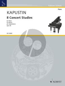 Kapustin 8 Concert Studies Op.40 Piano solo