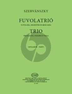 Szervansky Trio for Flute, Violin and Viola Parts