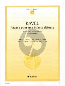 Ravel Pavane pour une infante defunte Violoncello und Klavier (Wolfgang Birtel)