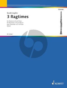 Joplin 3 Ragtimes for Clarinet and Piano (arr. Wolfgang Birtel)