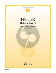 Heller Ballade Op.115 No.3 d-minor Piano (edited by O.Thumer)