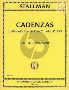 Cadenzas to Mozart's Concerto KV 299 for Flute and Harp