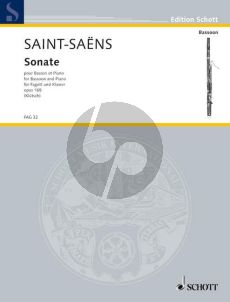 Saint-Saens Sonate Op.168 Bassoon and Piano (edited by Georg Klutsch)