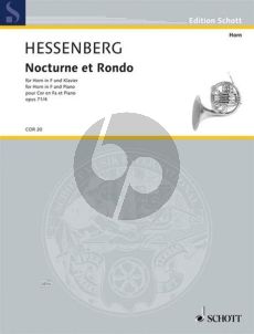 Hessenberg Nocturne et Rondo Op.71 No.4 Horn und Klavier
