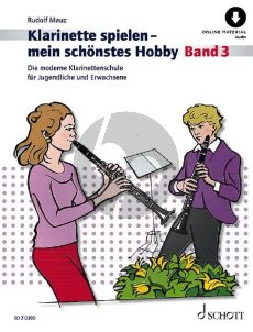 Mauz Klarinette Spielen mein schonstes Hobby Vol. 3 (Buch mit Audio online)