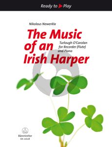 O'Carolan Music of an Irish Harper Recorder [S/A] [Flute]- Piano (2nd.part opt.) (arr. Nikolaus Newerkla)