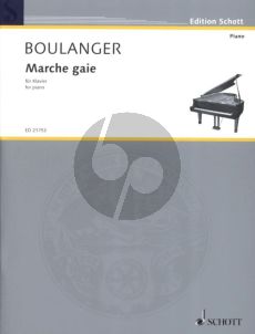 Boulanger Marche Gaie fur Klavier (Eingerichtet von Caroline Potter)