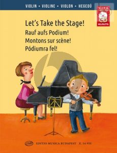 Let's Take the Stage! (Easy Repertoire Pieces for Young Violinsts) (Violin-Piano) (Bk-Cd)