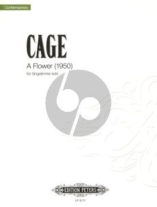 Cage A Flower (1950) fur Solo Stimme