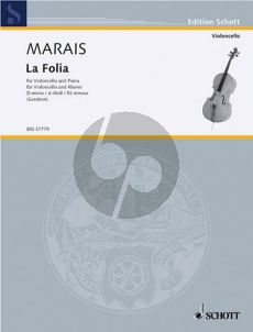 Marais La Folia Violoncello-Klavier (Maurice Gendron)