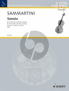 Sammartini Sonata a-minor Violoncello and Bc (Hugo Ruf)