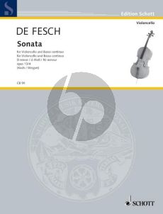 Fesch Sonata d-moll Op.13 No.4 Violoncello und Bc (Koch-Ewerhart)