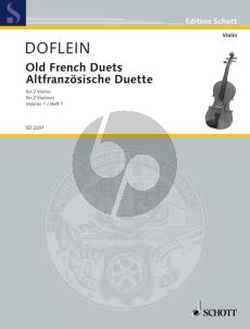 Album Altfranzosische Duette Vol.1 fur 2 Violinen (Doflein) Spielpartitur (Grade 2)