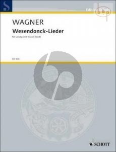 Wagner Wesendonk-Lieder WWV 91 Hohe Stimme (engl./germ.)