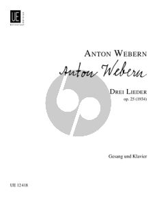 Webern Drei Lieder opus 25 (High) (Poems by Hildegard Jone)