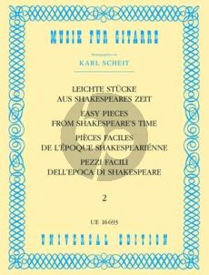 Leichte Stucke aus Shakespeare Zeit Vol. 2 Gitarre (Karl Scheit)