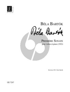 Bartok Sonata No.1 (en Trois Mouvements) Violin-Piano