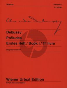 Debussy Preludes Vol.1 fur Klavier (Stegemann-Beroff) (Wiener-Urtext)