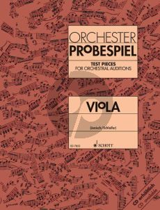 Orchester Probespiel Viola