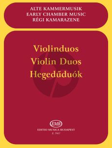 Album Violin Duos fir 2 Violins Easy Level (edited by Pejtsik and Szasz)