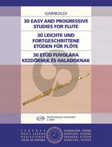 Gariboldi 30 Easy and Progressive Studies for Flute