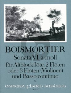 Boismortier Sonata a-minor Op.34 No.6