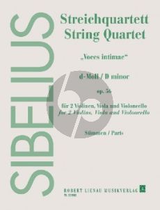 Sibelius Streichquartett d-moll Op.56 'Voces Intimae' (Stimmen)