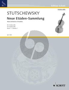 Stutschewsky Neue Etuden-Sammlung Vol.1 (1st.& 2nd.pos.) Violoncello