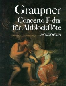 Graupner Concerto F-dur Altblockflote [Flote]-Streicher und Bc (Klavierauszug) (Bernhard Pauler und Christine Gevert)